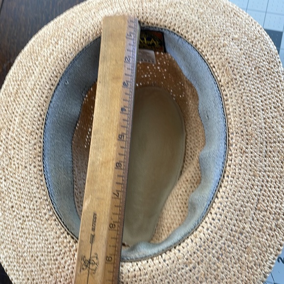 SCALA fedora style raffia straw hat - Picture 15 of 15